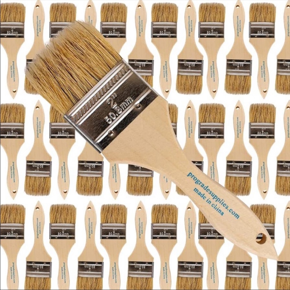 Pair of 1” chip brushes NEW